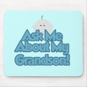 Baby Boy vraagt naar mijn kleinzoon overhemden en Muismat (Voorkant)