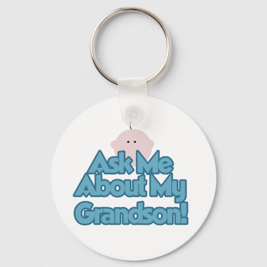 Baby Boy vraagt naar mijn kleinzoon overhemden en  Sleutelhanger (Voorkant)