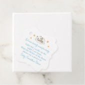 Baby Boy We kunnen bijna wachten op Baby shower Ca Bedankjes Labels (In situ)