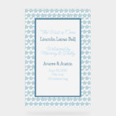 Baby Boy Welkomstbord Acryl Bord (Voorkant)