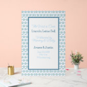 Baby Boy Welkomstbord Acryl Bord (Huwelijk)