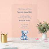 Baby Boy Welkomstbord Acryl Bord (Huwelijk)