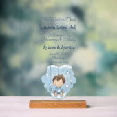 Baby Boy Welkomstbord Acryl Bord (Neutraal)