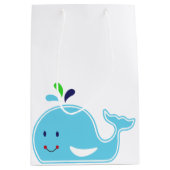 Baby Boy Whale Medium Cadeauzakje (Voorkant)