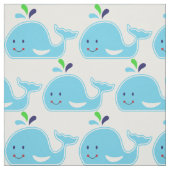 Baby Boy Whale Stof (Swatch)
