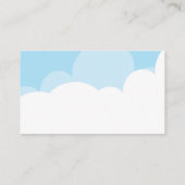 Baby Boy Whimsical Dragon Diaper Raffle Informatiekaartje (Achterkant)