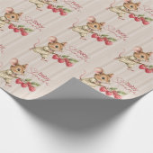 Baby Boy Woodland Animal Shower Cadeaupapier (Hoek)