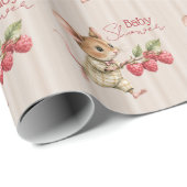 Baby Boy Woodland Animal Shower Cadeaupapier (Rol Hoek)