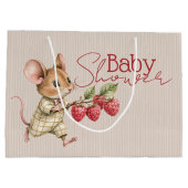 Baby Boy Woodland Animal Shower Groot Cadeauzakje (Achterkant)