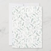 Baby Boy Woodland Virtual baby shower Uitnodiging (Achterkant)