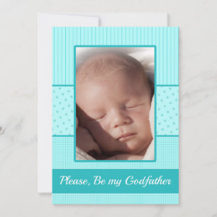 Baby Boy wordt mijn Godfather Uitnodiging