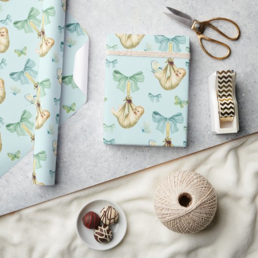 Baby Boy Wrapping Paper Cadeaupapier (Crafts)