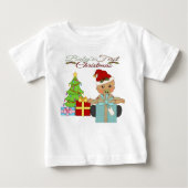 Baby Boy's 1st Christmas Baby T-shirt (Voorkant)