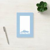 Baby Boy's Blue Boat Post-it® Notes (Kantoor)