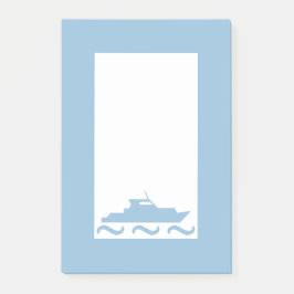 Baby Boy's Blue Boat Post-it® Notes