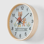 Baby Boys Cute Blue Forest Beren Nursery (Hoek)