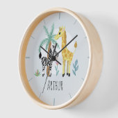 Baby Boys Cute Blue Safari Giraffe Kinder Neursery (Hoek)