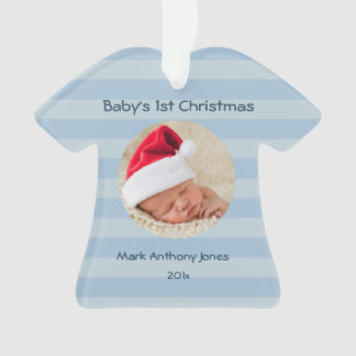 Baby Boy's eerste kerstacrylversiering Ornament