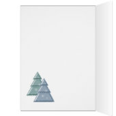 Baby Boy's eerste kerstfeestdag Kaart (Binnen (Links))