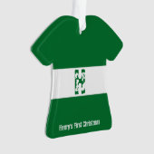 Baby Boy's eerste kerstversiering Ornament (voorkant)