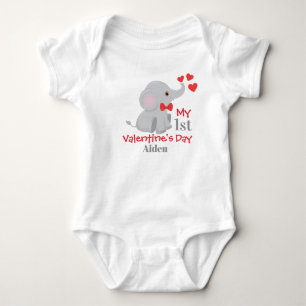 Baby Boy's eerste Valentijnsdag Romper