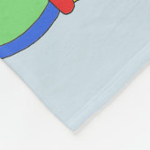 Baby Boys Kleurrijke Trein & Naam Maandelijkse Mij Fleece Deken (Hoek)