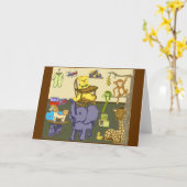 Baby Boys Nursery Thleys Wenskaart Kaart (Gele Bloem)