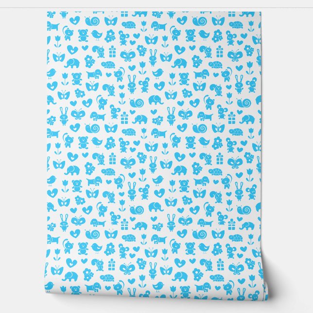 Baby Boy's Room Behang (Afrollen)