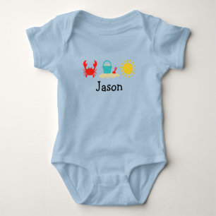 Baby Boys Waterverf Beach Trio-badpak Romper