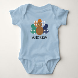 Baby Boys Waterverf Pset Turkey Romper