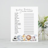 Baby Brabbel - Baby Thema Woordzoekertje (Staand voorkant)
