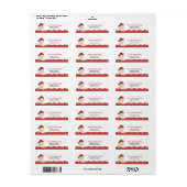 BABY BRANDBESTRIJDER AFDRUKBARE ADRESETIKETTEN ETIKET (Full Sheet)