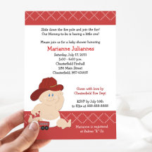 Baby Brandweerman Schattige Brandweerman Baby show