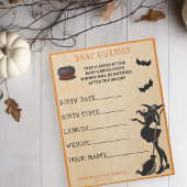 Baby Breedteschopster Halloween Witch Game Notitieblok