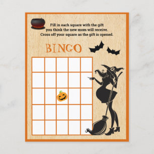 Baby Breedteschower Halloween Witch Bingo Game