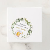 Baby breekt groen Baby shower Bedankjes Labels (In situ)