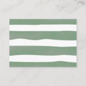 Baby breekt hoe groot is mama's buikkaart informatiekaartje (Achterkant)