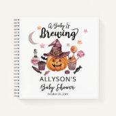 Baby breekt Jack-O-Lantern Halloween Guestbook Notitieboek (Voorkant)