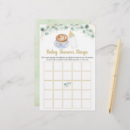 Baby breekt koffie Baby shower Bingo Game