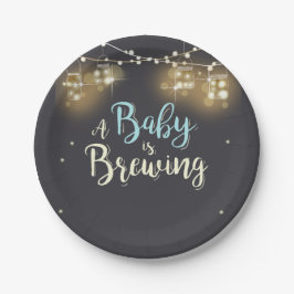 Baby breekt papier Borden Baby BaByQ Boy Papieren Bordje