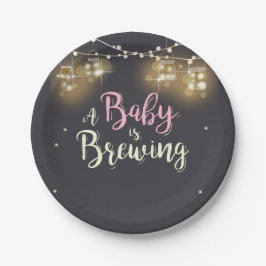 Baby breekt papier Borden Baby BaByQ Girl Papieren Bordje