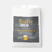 Baby Brew Couple's Beer Baby shower Bedankzakje (Voorkant)