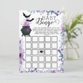 Baby Brewing Baby shower Bingo Kaart (Staand voorkant)