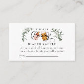 Baby Brewing | BABY SHOWER WATERVERF Informatiekaartje (Voorkant)