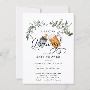 Baby Brewing BABY SHOWER WATERVERF Kaart