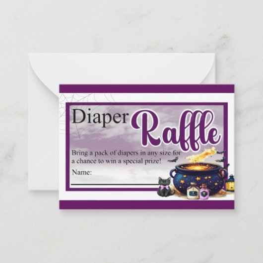 Baby Brewing _Diaper Raffle Notitiekaartje (Voorkant)
