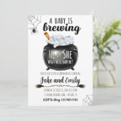 Baby Brewing Gender onthult zijn of haar uitnodigi Kaart (Staand voorkant)