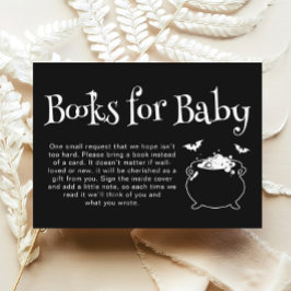 Baby Brewing Halloween Baby shower Boeken voor Bab Informatiekaartje