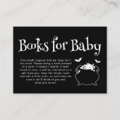 Baby Brewing Halloween Baby shower Boeken voor Bab Informatiekaartje (Voorkant)