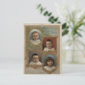 baby  briefkaart (Staand voorkant)